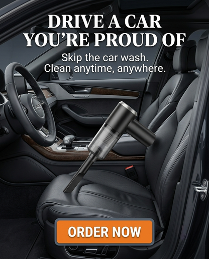 POWERFUL CORDLESS CAR VACUUM